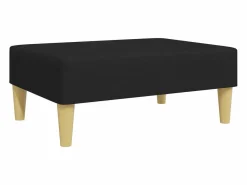 Reposapiés tela 77x55x31 cm Negro Online
