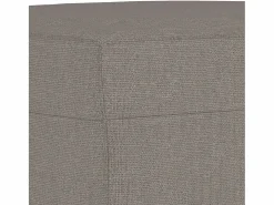 Reposapiés Taupe 60x50x41 cm Tela Gris