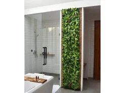Vente-unique Panel Plantas Artificiales|Panel Plantas Artificiales|Revestimiento mural de vegetal sintético IKAZ - Pack de 1m² -