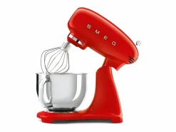 Robot de repostería SMF03RDEU 4,8L 800W con 10 velocidades y accesorios de acero inoxidable^Smeg Outlet