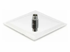 Helloshop26 Rociador de ducha cuadrado tipo lluvia 25 x 25 cm acero inoxidable 16_0000626 Gris Hot