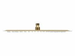Helloshop26 Rociador de ducha de lluvia de acero inoxidable 40x30 cm rectangular acabado dorado 02_0002096 Plateado Hot