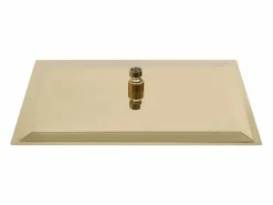 Helloshop26 Rociador de ducha de lluvia de acero inoxidable 40x30 cm rectangular acabado dorado 02_0002096 Plateado Hot