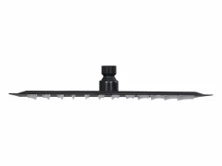 Helloshop26 Rociador de ducha de lluvia cabezal de ducha accesorio de baño acero inoxidable 30 x 20 cm rectangular negro 02_0002082 Gris New