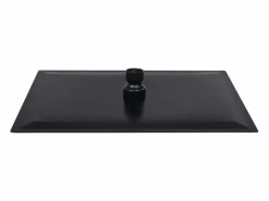 Helloshop26 Rociador de ducha de lluvia cabezal de ducha accesorio de baño acero inoxidable 30 x 20 cm rectangular negro 02_0002082 Gris New