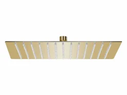 Helloshop26 Rociador de ducha de lluvia cabezal de ducha accesorio de baño acero inoxidable 30 x 30 cm cuadrado 02_0002092 Dorado Sale
