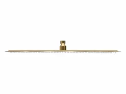 Helloshop26 Alcachofa De Ducha, Cabezal|Rociador de ducha de lluvia de acero inoxidable 50 cm redondo acabado dorado 02_0002089