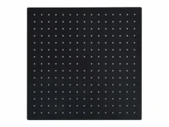 Helloshop26 Alcachofa De Ducha, Cabezal|Rociador de ducha de lluvia cabezal de ducha accesorio de baño acero inoxidable 40 x 40 cm cuadrado negro 02_0002080