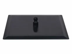 Helloshop26 Alcachofa De Ducha, Cabezal|Rociador de ducha de lluvia cabezal de ducha accesorio de baño acero inoxidable 40 x 40 cm cuadrado negro 02_0002080