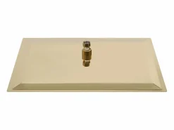 Helloshop26 Rociador de ducha de lluvia cabezal de ducha accesorio de baño acero inoxidable 50 x 50 cm cuadrado dorado 02_0002094 Gris Hot