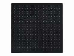 Helloshop26 Rociador de ducha de lluvia cabezal de ducha accesorio de baño acero inoxidable 50 x 50 cm cuadrado negro 02_0002081 Gris