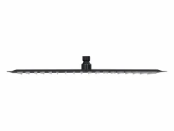Helloshop26 Rociador de ducha de lluvia cabezal de ducha accesorio de baño acero inoxidable 50 x 50 cm cuadrado negro 02_0002081 Gris