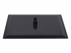 Helloshop26 Rociador de ducha de lluvia cabezal de ducha accesorio de baño acero inoxidable 50 x 50 cm cuadrado negro 02_0002081 Gris
