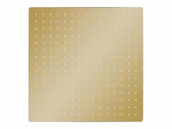 Helloshop26 Alcachofa De Ducha, Cabezal|Rociador de ducha de lluvia de acero inoxidable 40 x 40 cm cuadrado acabado dorado 02_0002093