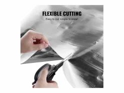 Panel De Pared|Rollo de Aislamiento Reflectante Doble SucceBuy de Tela Tejida Barrera Radiante 102 CM x 7620 CM