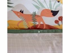 Sweeek Juego De Sábanas|Ropa de cama de microfibra reversible impreso bosque de otoño, 1 plaza
