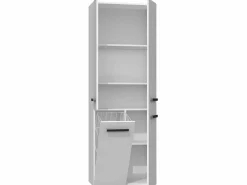 TOPESHOP RORY - Mueble de baño con canasta - Dimensiones 174x60x30 - Mueble de baño con contenedor con área de lavado Blanco Online