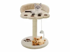Garden Furniture Juego De Animales|Runi Rascador para gatos con poste de sisal 40 cm y marrón