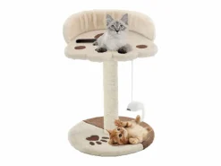 Runi Rascador para gatos con poste de sisal 40 cm y marrón^Garden Furniture