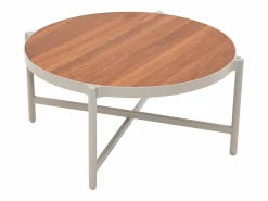 Salón de jardín de aluminio 4 plazas - Beige - LOMAM de^MYLIA Online