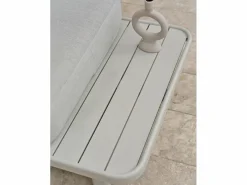 Dcb Garden Salón de jardín de esquina 6 plazas cuerda trenzada y aluminio Gris Clearance