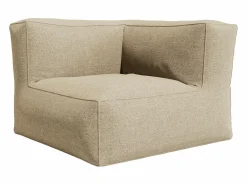 Salón de jardín de tela : 1 sofá, 1 sillón, 1 rincón, 1 puf - NOUMARA de^MYLIA Hot
