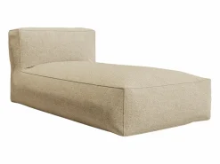 Salón de jardín de tela para 4 personas: 1 sofá, 1 Chaise longue y un puf - - NOUMARA de^MYLIA Hot