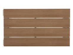Salón de jardín modular de aluminio: 2 sofás y una mesa de centro - con cojines beige - BAMBAÏA de^MYLIA Sale