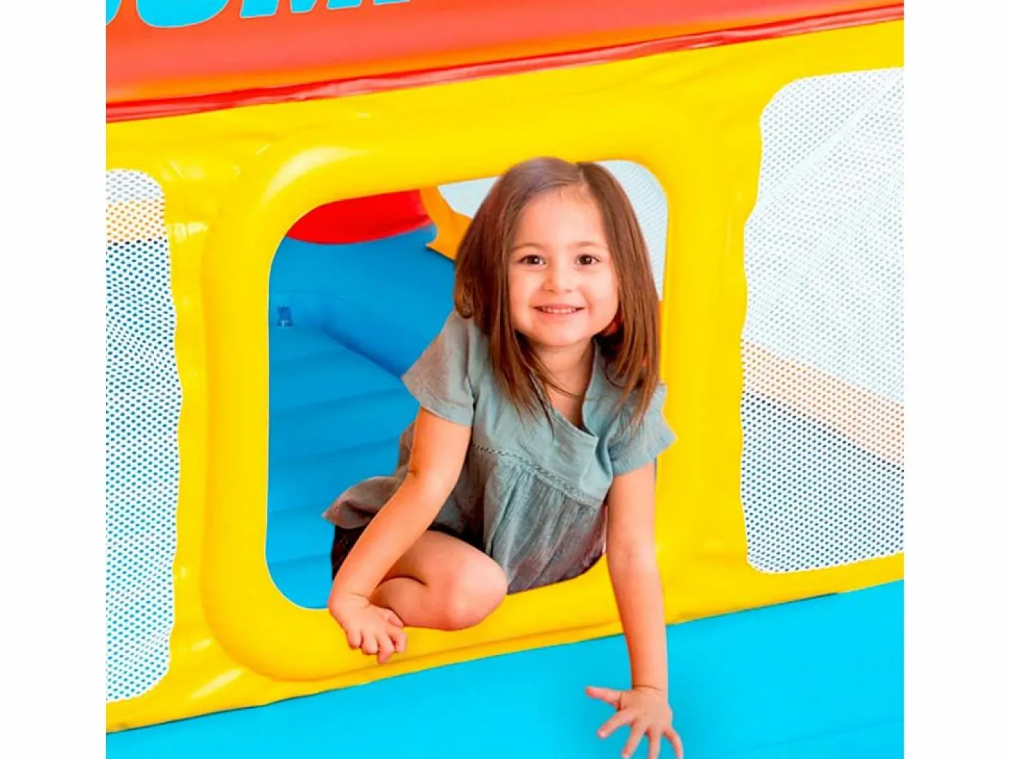 Saltador hinchable Jump-o-Lene +3A rojo 112x174x174 cm^Intex Online