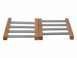 Salvamanteles Extensible de Bambú y Acero Inoxidable 35cm^5five Clearance