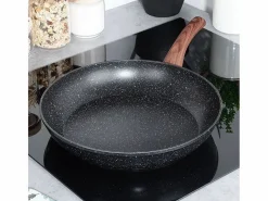 TDK IMPORT Material Y Utensilios De Cocina|Sartén Antiadherente de Granito de 32 cm con Mango Ergonómico y Fácil Limpieza