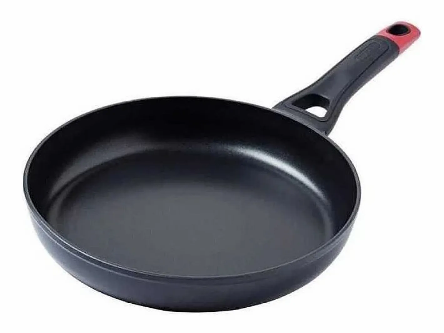Pyrex Sartén Óptima+ aluminio forjado negro/rojo Ø22 cm Transparente