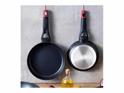 Pyrex Material Y Utensilios De Cocina|Sartén Óptima+ aluminio forjado negro/rojo Ø26 cm