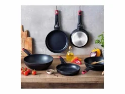 Pyrex Material Y Utensilios De Cocina|Sartén Óptima+ aluminio forjado negro/rojo Ø26 cm