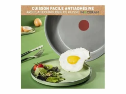 Sartén Ingenio Renew 28 cm, cerámica antiadherente, inducción, mango desmontable, fabricada en Francia^Tefal Online