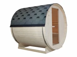 Sauna de exterior 4 plazas, Ancho 185 x Prof. 180 x Alt. 190 cm, ISOKYRO^VOGUE SAUNA Outlet