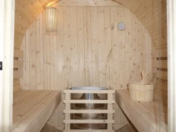 Sauna de exterior 4 plazas, Ancho 185 x Prof. 180 x Alt. 190 cm, ISOKYRO^VOGUE SAUNA Outlet