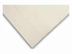 Sábana de algodón percal 180x290 cm CAMILLE crudo, de camille^Soleil d'ocre New