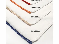 Soleil d'ocre Sábana Encimera|Sábana encimera de polialgodón 240x300 cm PERCALE lino, por