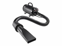 Higiene Y Cuidado De Mascotas|Secador de Pelo para Mascotas SucceBuy de 2000 W, Velocidad Ajustable, 4 Boquillas, Color