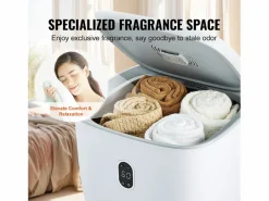 Toallero Eléctrico|Secador de Toallas SucceBuy, Balde Calentador de Toallas 25L, Pantalla LED, Calentamiento por el Fondo, Minutería,