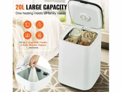 Secador de Toallas SucceBuy, Balde Calentador de Toallas 20L, Pantalla LED, Luz en U, Minutería,^ New