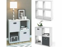 Vicco Separador de ambientes 72.6x29x72 tetra Blanco Discount