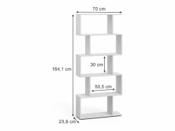 Vicco Separador de ambientes 70x23.8x164.1 levio Blanco Clearance