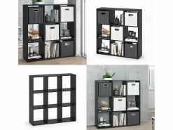 Vicco Separador de ambientes 104x29x108 nove Negro Clearance