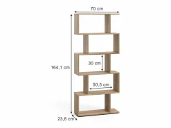 Vicco Separador de ambientes sonoma 70x23.8x164.1 levio Color natural claro Online