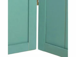 Biombo|Separador de ambientes 170x120x2 cm Turquesa Estilo campestre