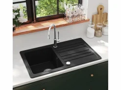 Sesto San Giovanni Fregadero de cocina de granito con un seno y escurridor^Garden Furniture Sale