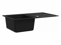 Sesto San Giovanni Fregadero de cocina de granito con un seno y escurridor^Garden Furniture Sale