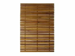 Set 3 alfombras de acacia para el baño, 80 x 50 cm ES940118 Marru00f3n Online